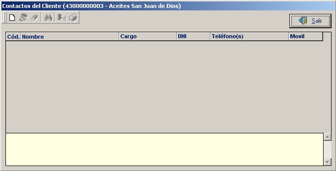 Contactos Clientes